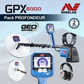 Minelab GPX 6000 et Pack Profondeur