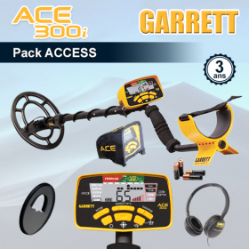 Le Garrett Ace 300i possède un mode "Bijoux" permettant d'optimiser la recherche de bagues et de bracelets en or.