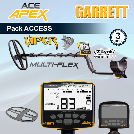 Garrett Ace Apex Viper et Pack Access